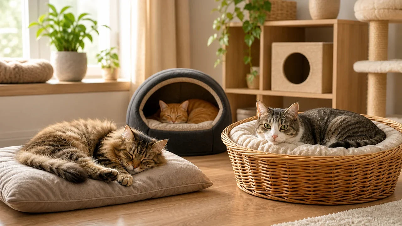 Coussin ou panier pour chat : quelle différence et lequel choisir ?