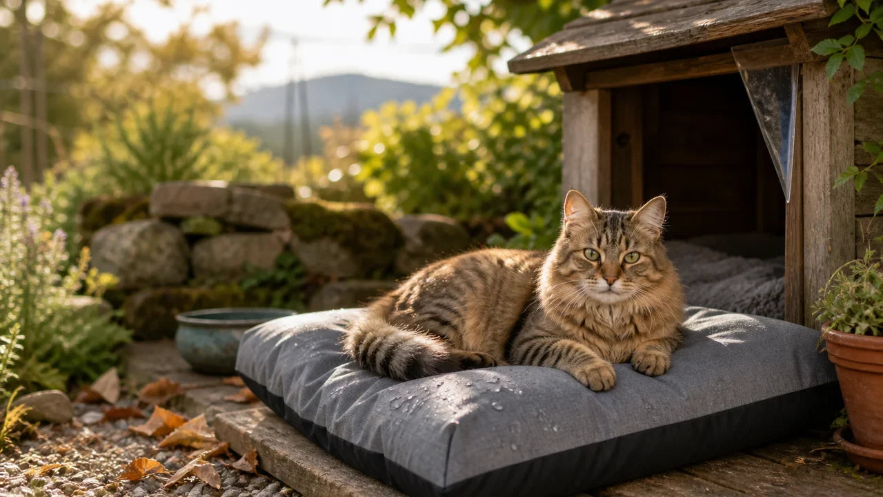 Quel coussin pour un chat qui vit dehors ?