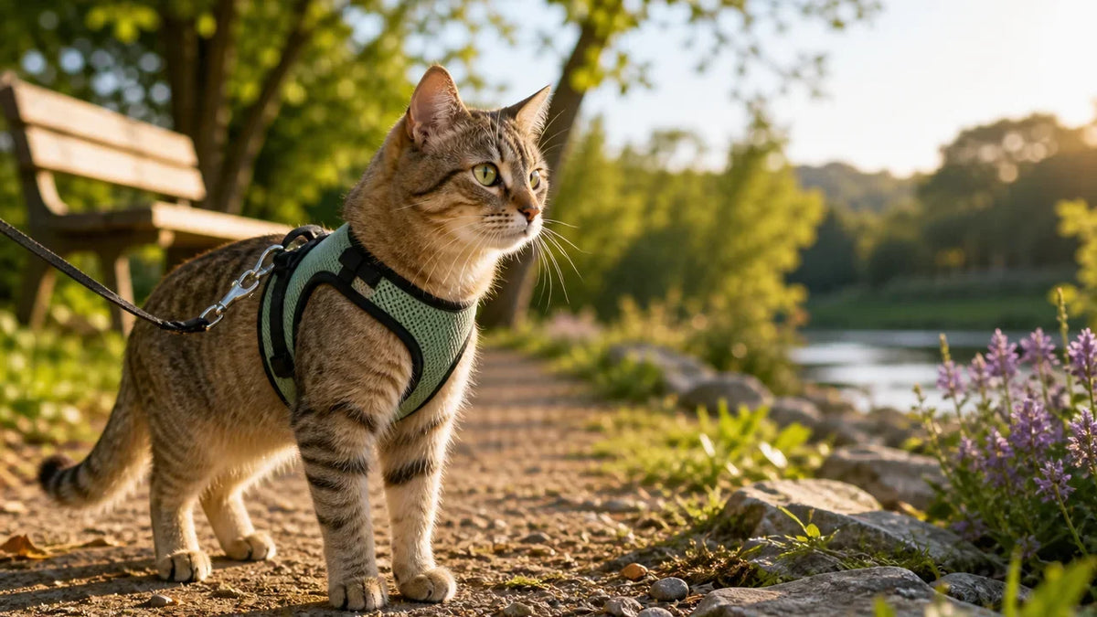 Harnais chat anti-fugue : le meilleur allié pour les escapades en toute sécurité
