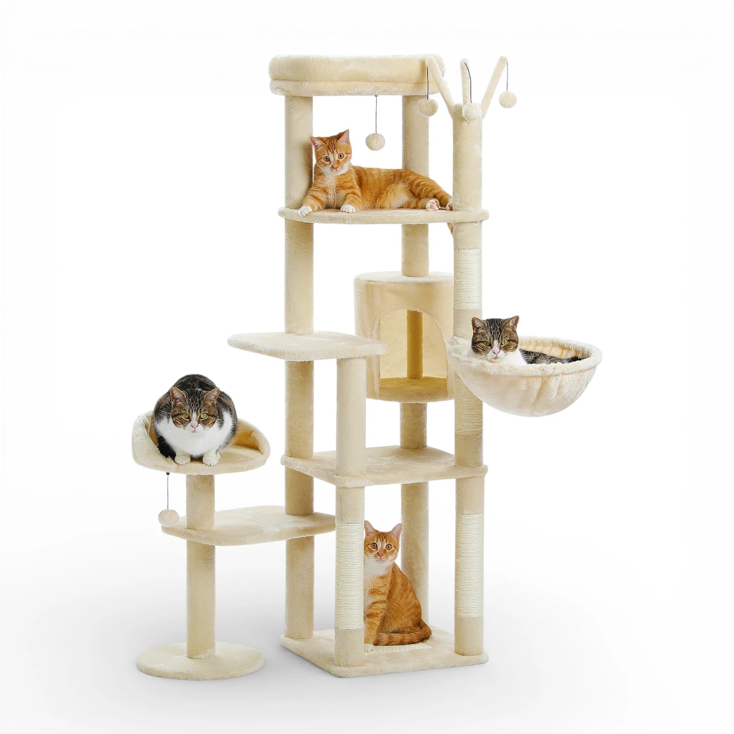Arbre a chat avec hamac - Griffoir sisal hamac et condo inclus