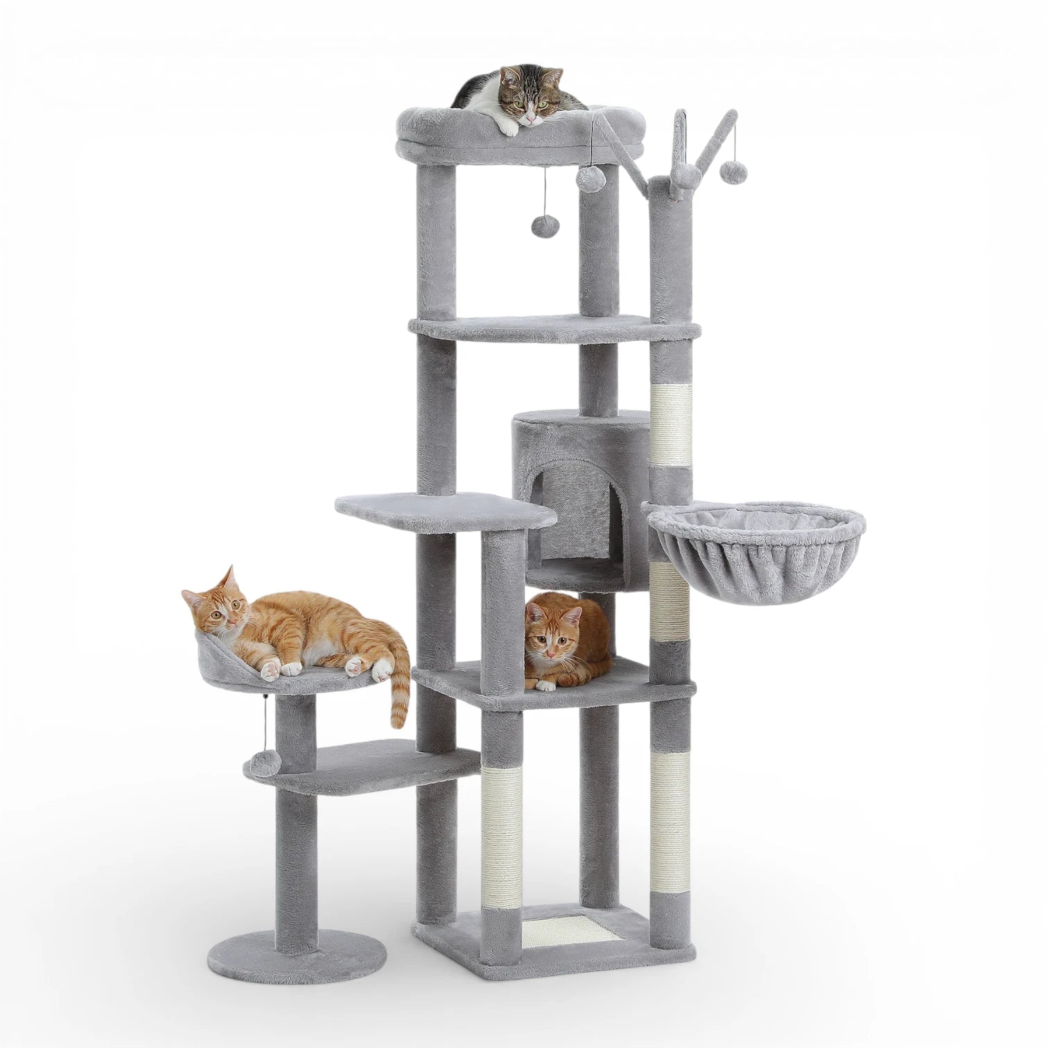 Arbre a chat avec hamac - Griffoir sisal hamac et condo inclus