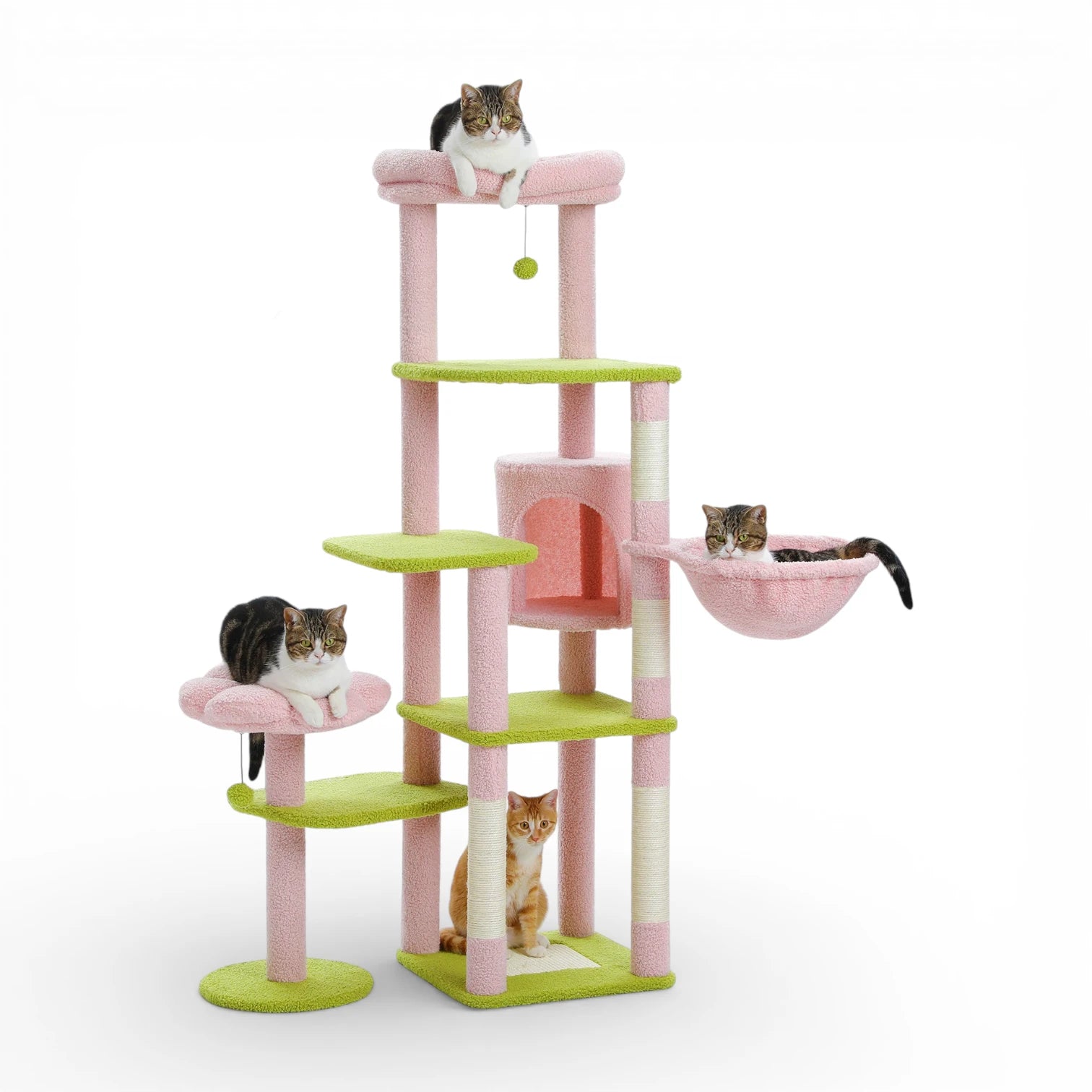 Arbre a chat avec hamac - Griffoir sisal hamac et condo inclus