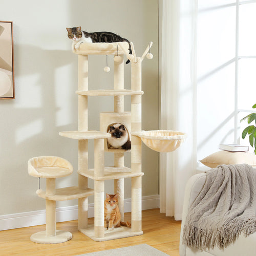 Arbre a chat avec hamac - Griffoir sisal hamac et condo inclus