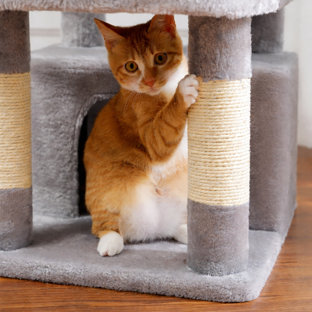 Arbre a chat grand plateau - Sisal, Hamac et Condo Spacieux