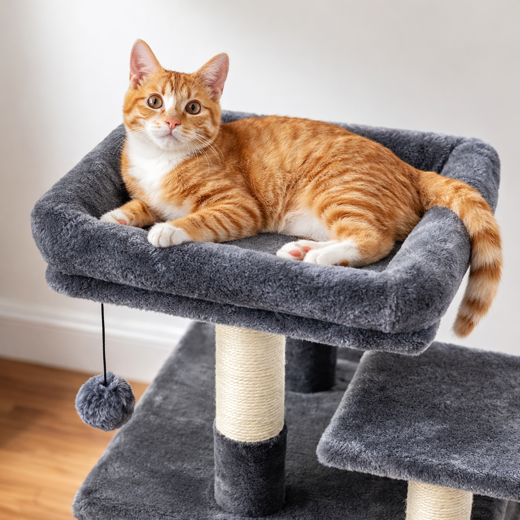 Arbre a chat grand plateau - Sisal, Hamac et Condo Spacieux