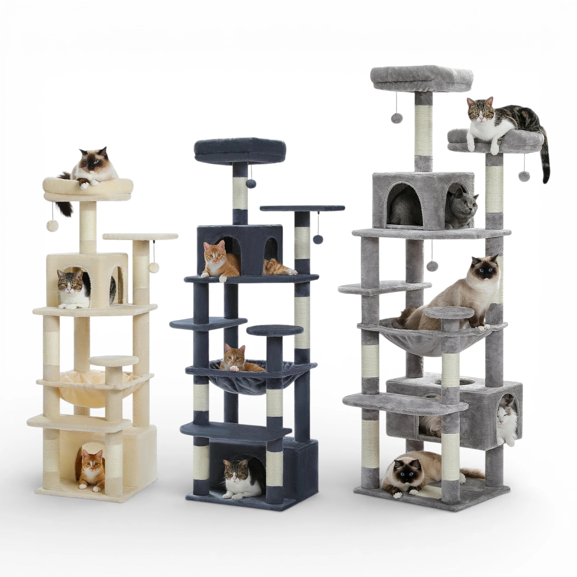 Arbre a chat grand plateau - Sisal, Hamac et Condo Spacieux