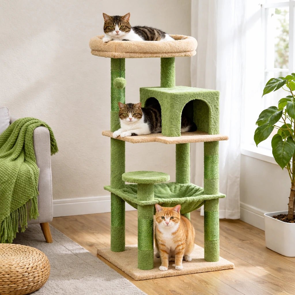 Arbre à chat griffoir - Confort et stabilité premium