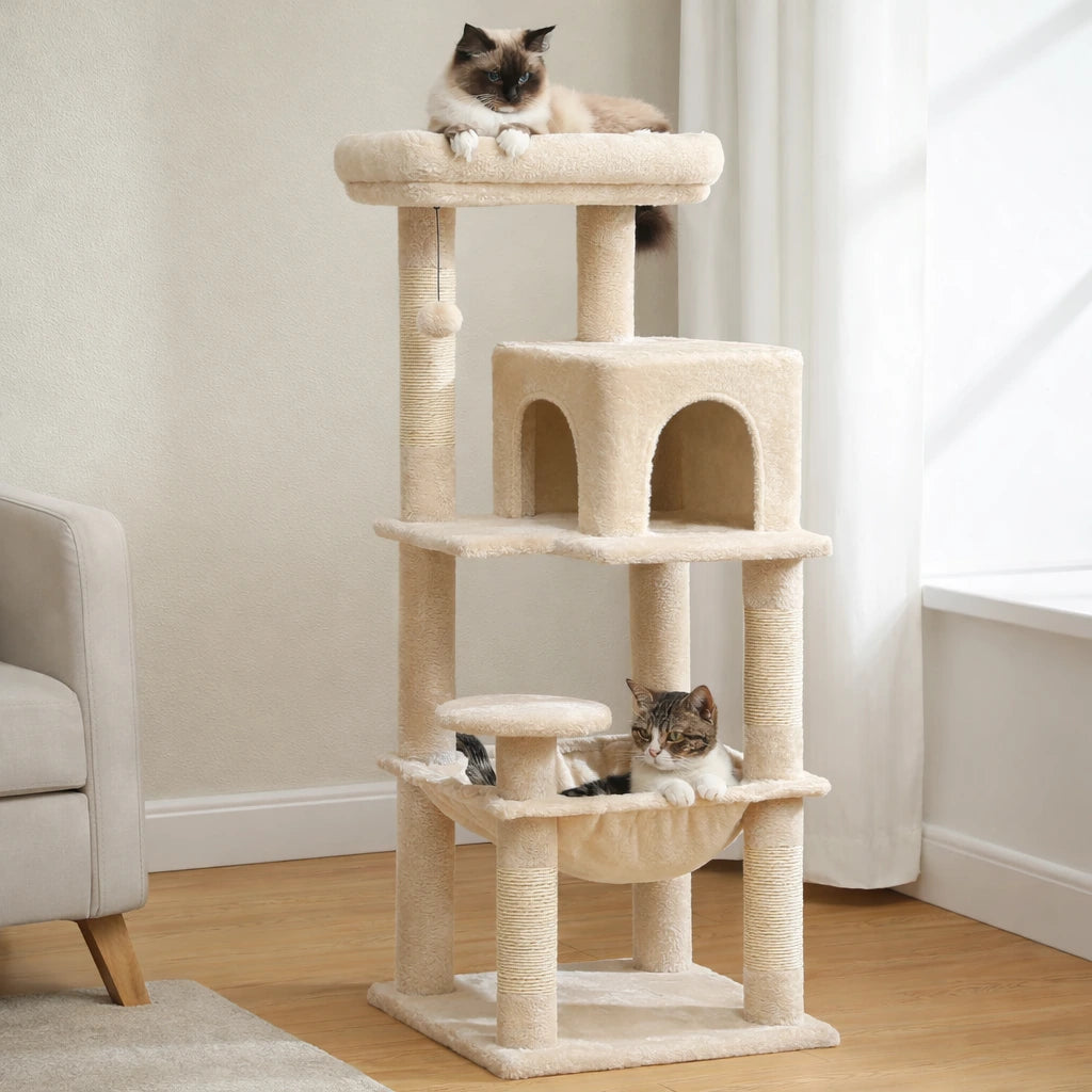 Arbre à chat griffoir - Confort et stabilité premium