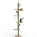Arbre à Chat Sol Plafond 5 Niveaux - Sisal et Hamac Inclus