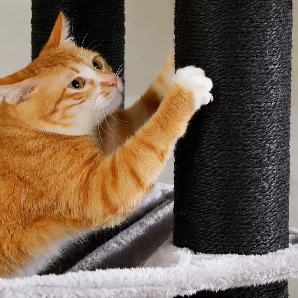 Arbre à Chat XXL 7 Niveaux - 11 Griffoirs Sisal et Hamacs