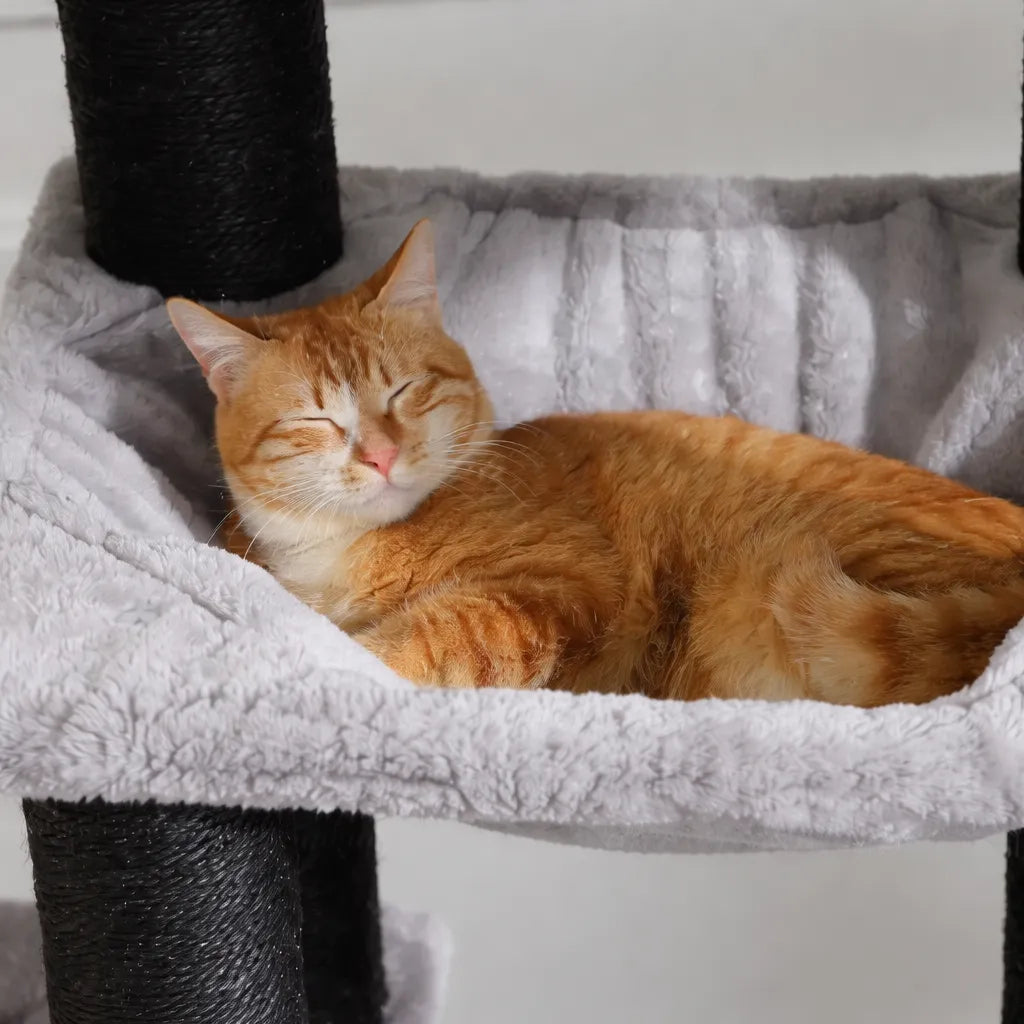 Arbre à Chat XXL 7 Niveaux - 11 Griffoirs Sisal et Hamacs