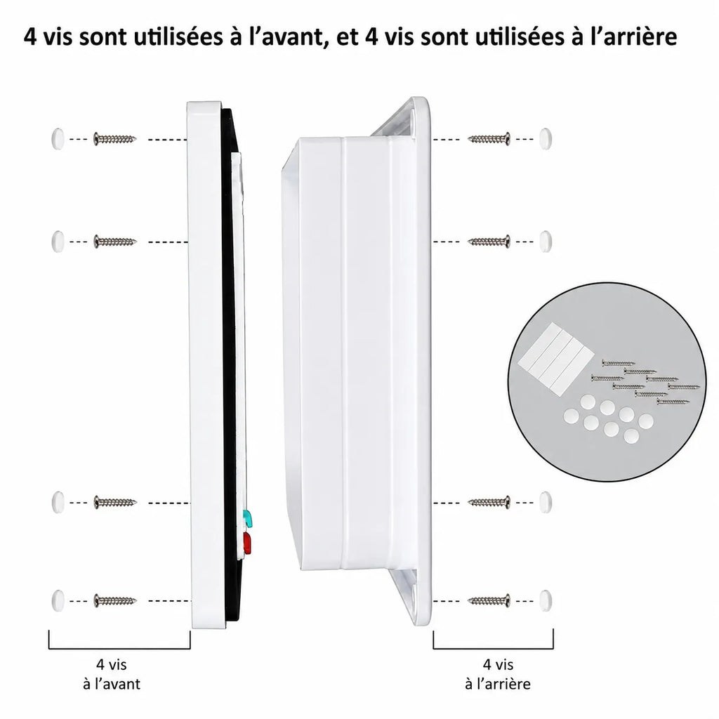 Chatière à volet verrouillable 4 positions - M L XL