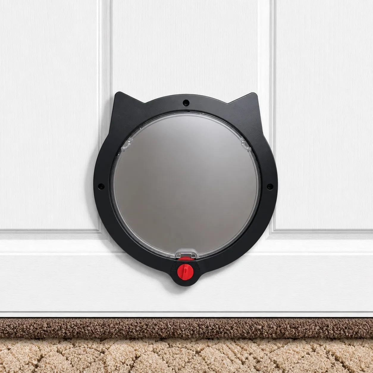Chatière magnétique 4 modes - Porte à rabat pour chat sûre