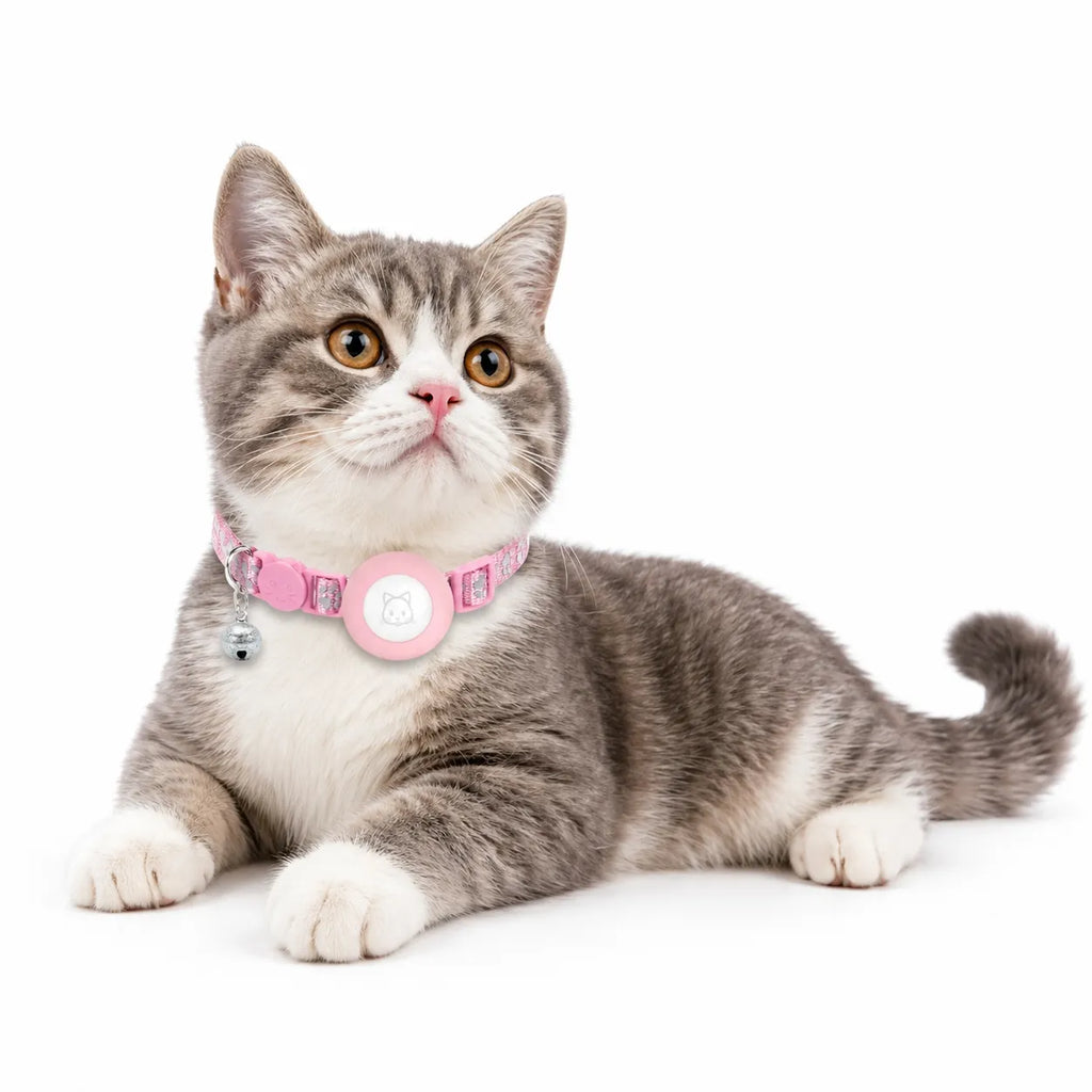 Collier Airtag Chat - Réfléchissant, Sécurisé et Confortable