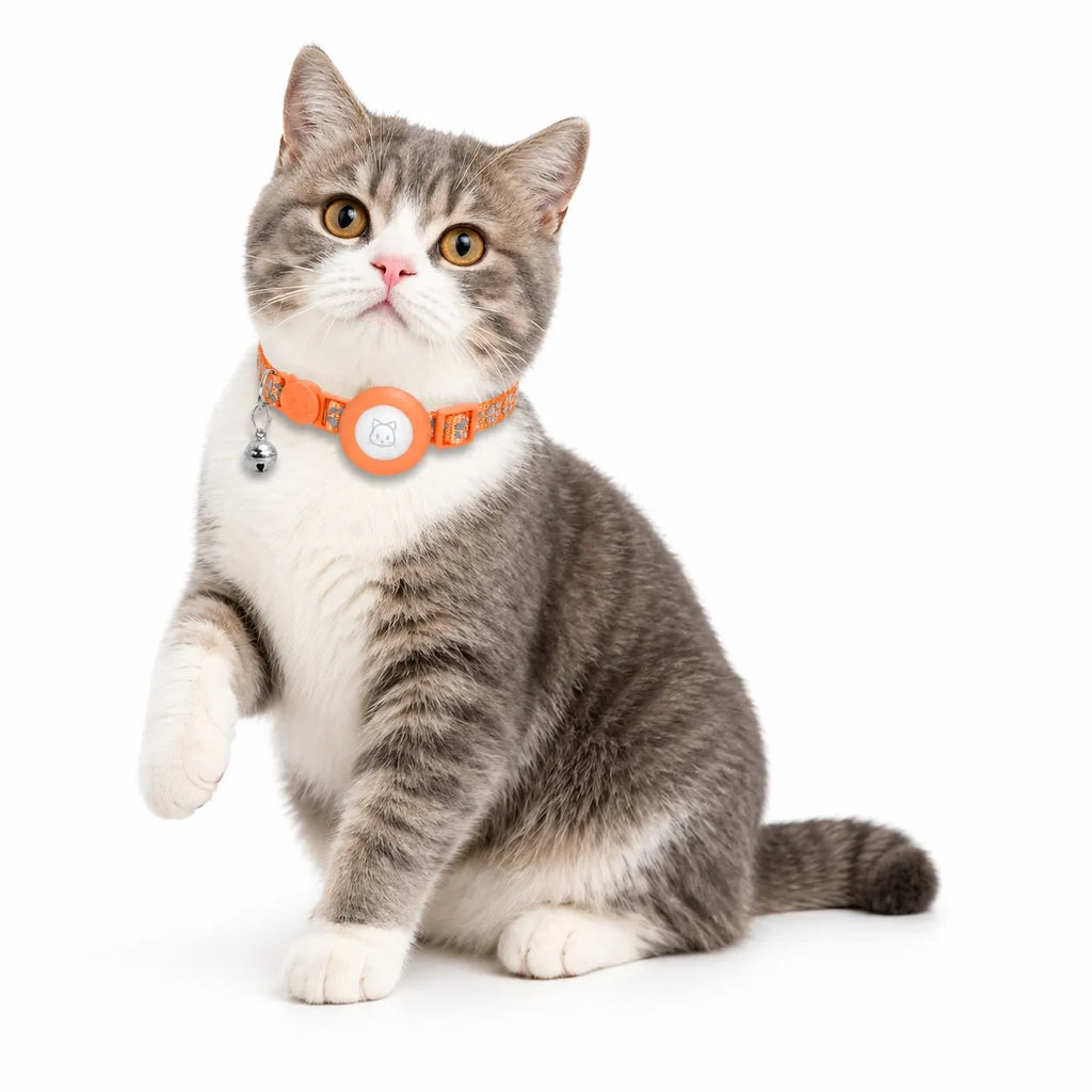 Collier Airtag Chat - Réfléchissant, Sécurisé et Confortable