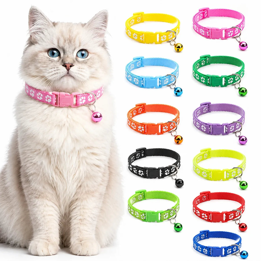 Collier chat à cloche - Réglable doux et plusieurs coloris