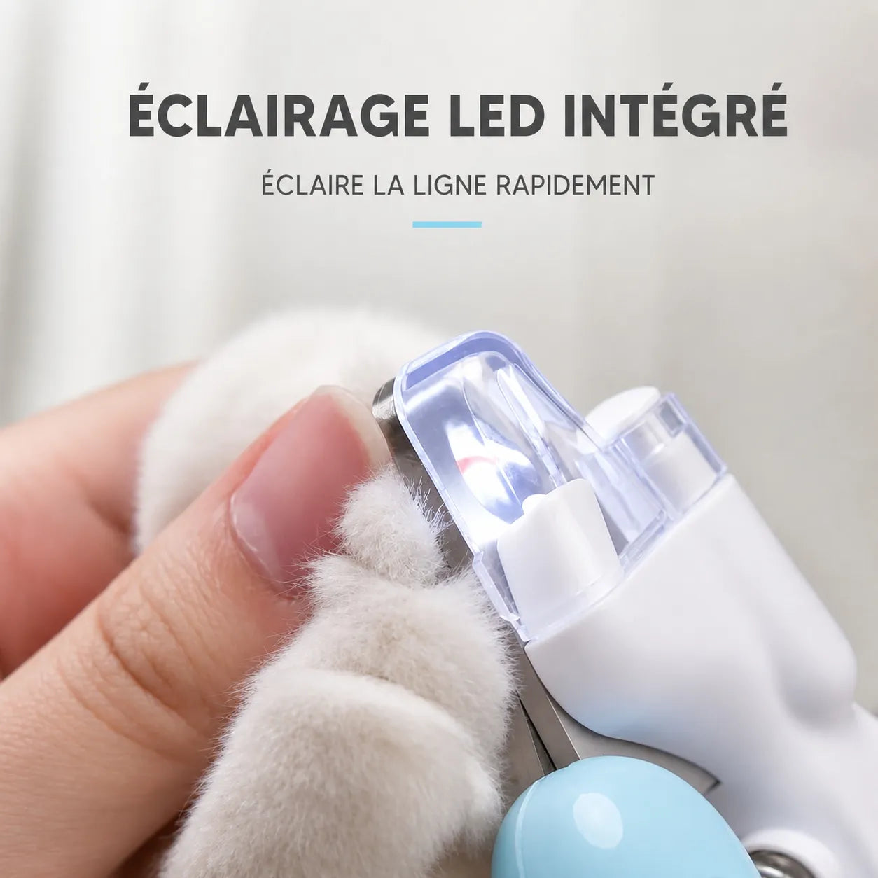 Coupe-griffes pour chats LED - Précis et sans risque
