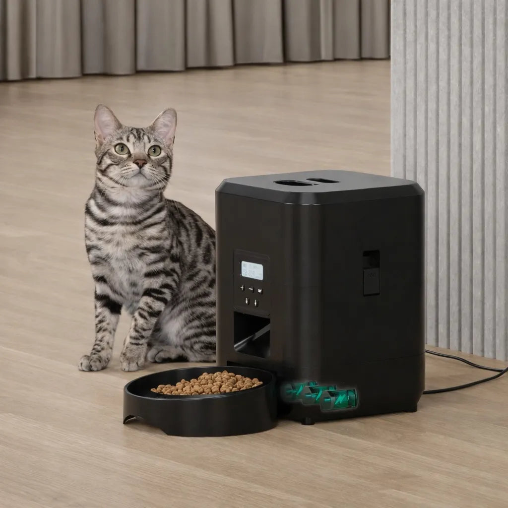 Distributeur croquette chat automatique avec Wifi - Repas programmés