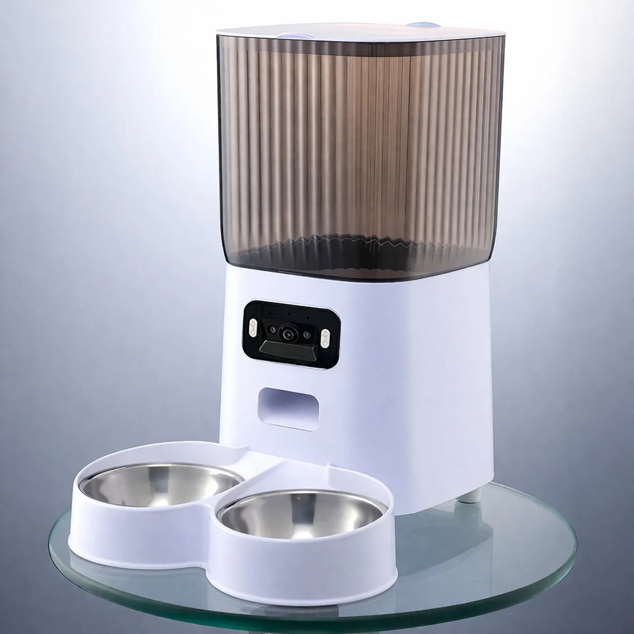 Distributeur eau et croquette chat - Connecté avec caméra HD
