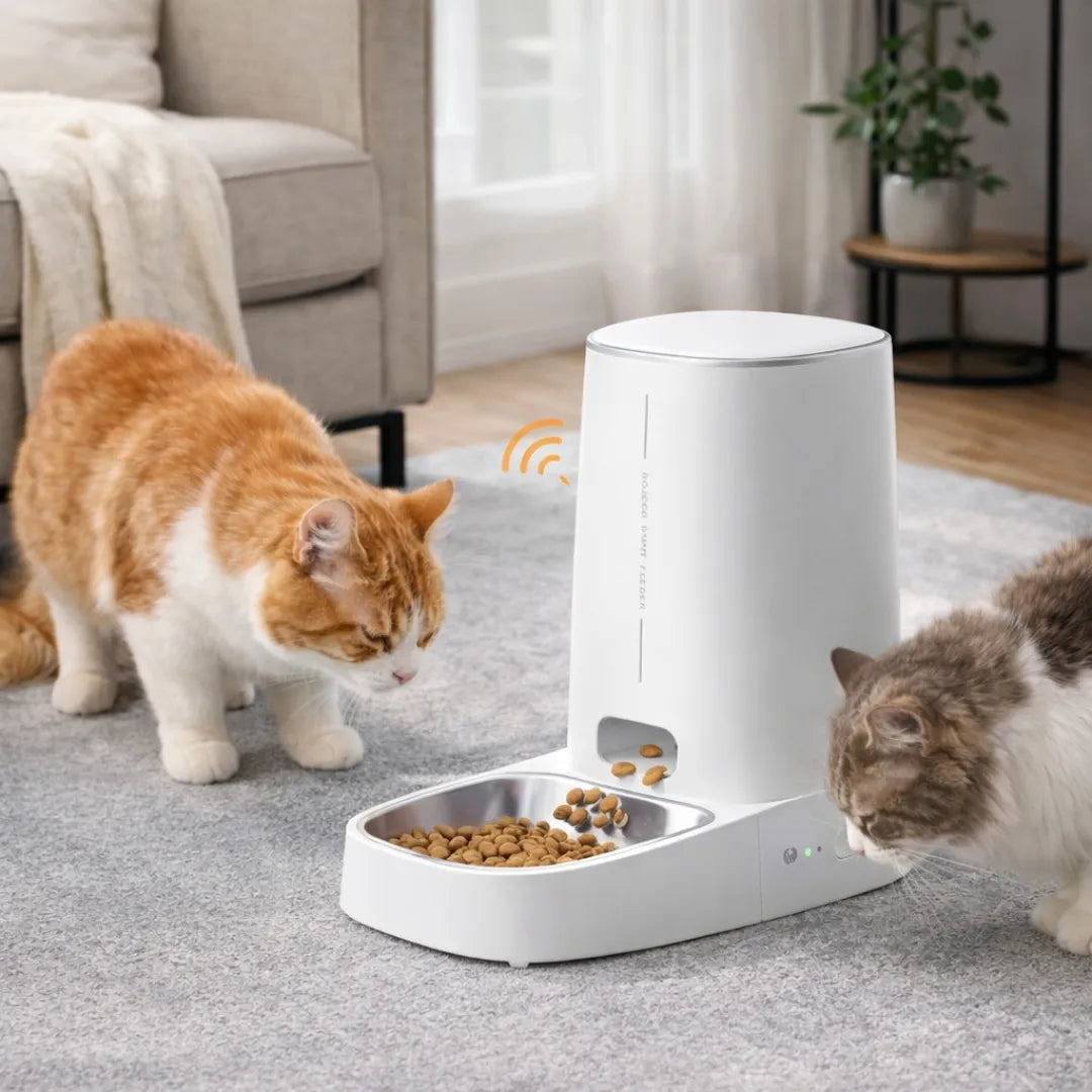 Distributeur eau et croquette chat WiFi 4L - Automatique