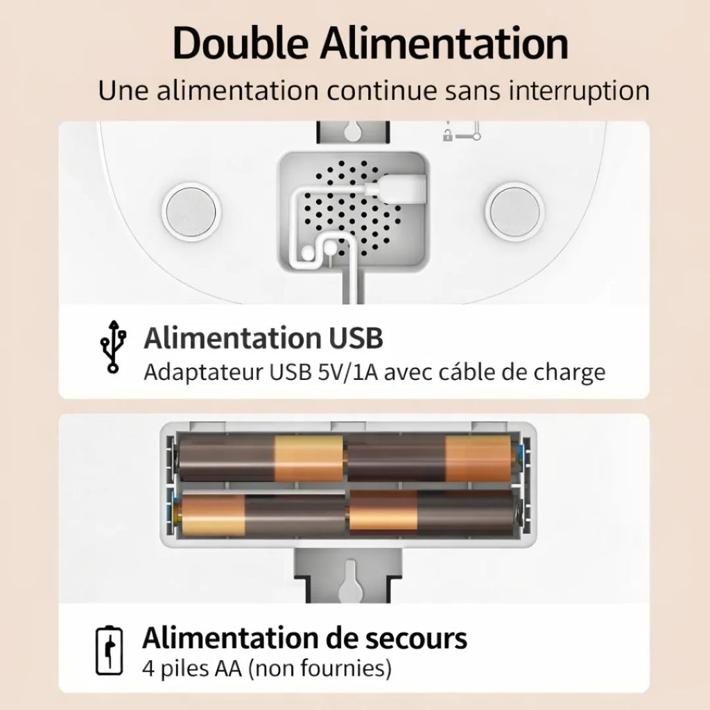 Distributeur eau et croquette chat WiFi 4L - Automatique