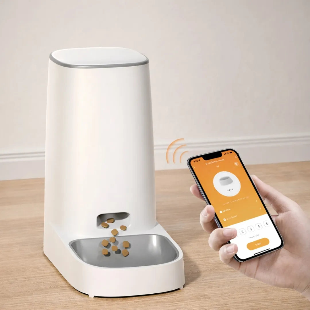 Distributeur eau et croquette chat WiFi 4L - Automatique