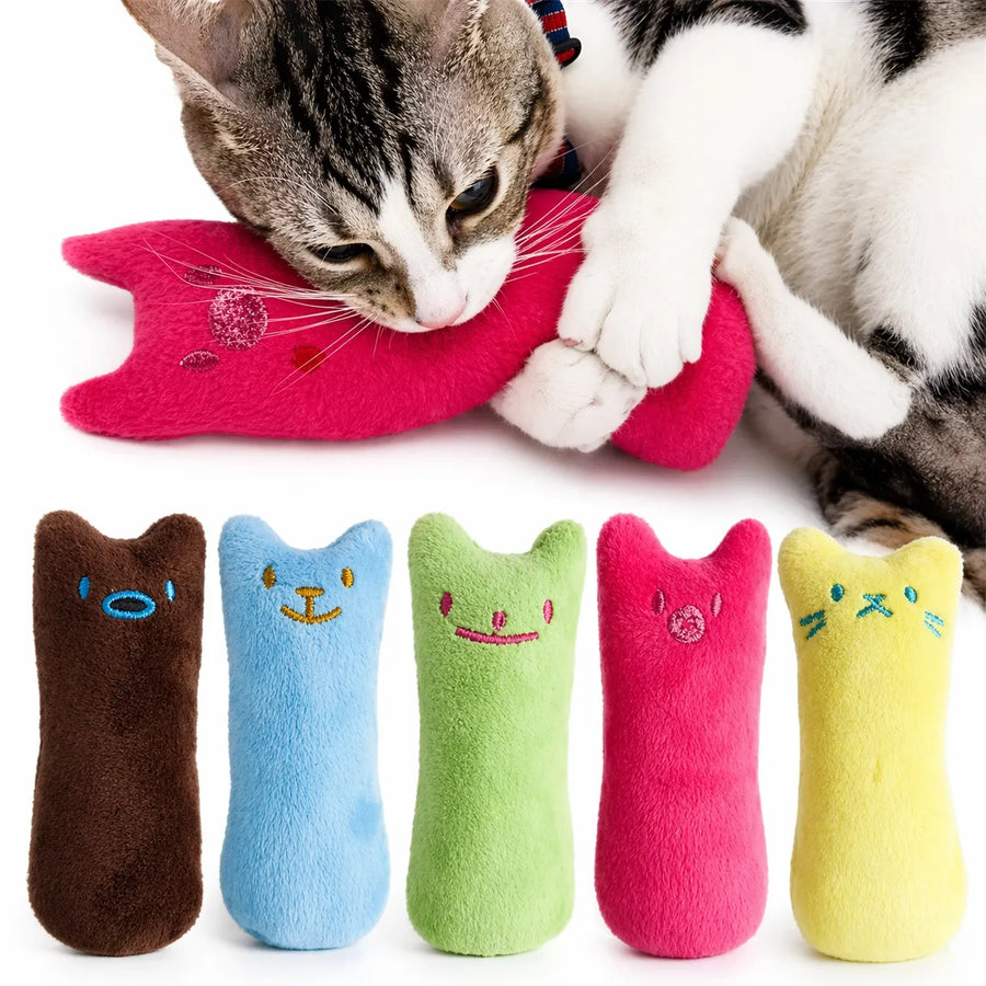 Doudou pour chat à la cataire - Peluche apaisante à mâcher