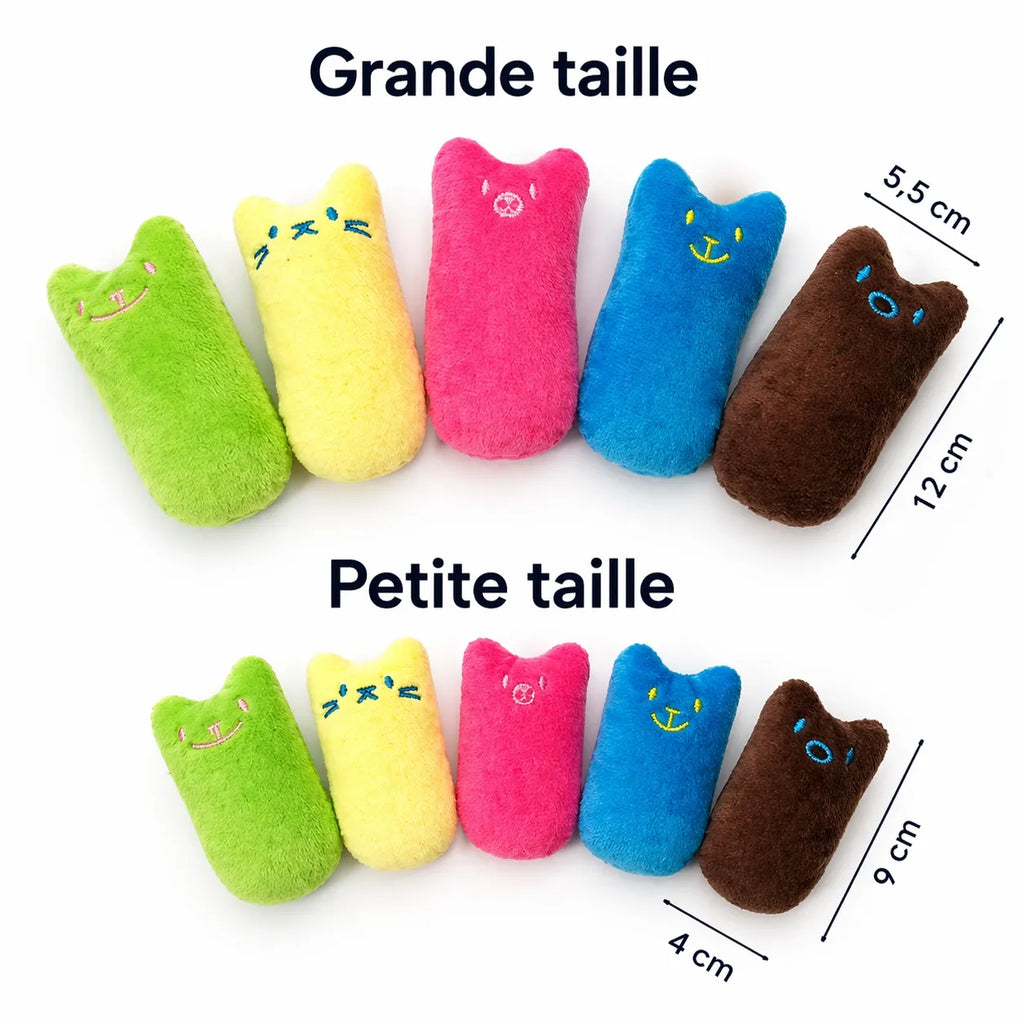 Doudou pour chat à la cataire - Peluche apaisante à mâcher