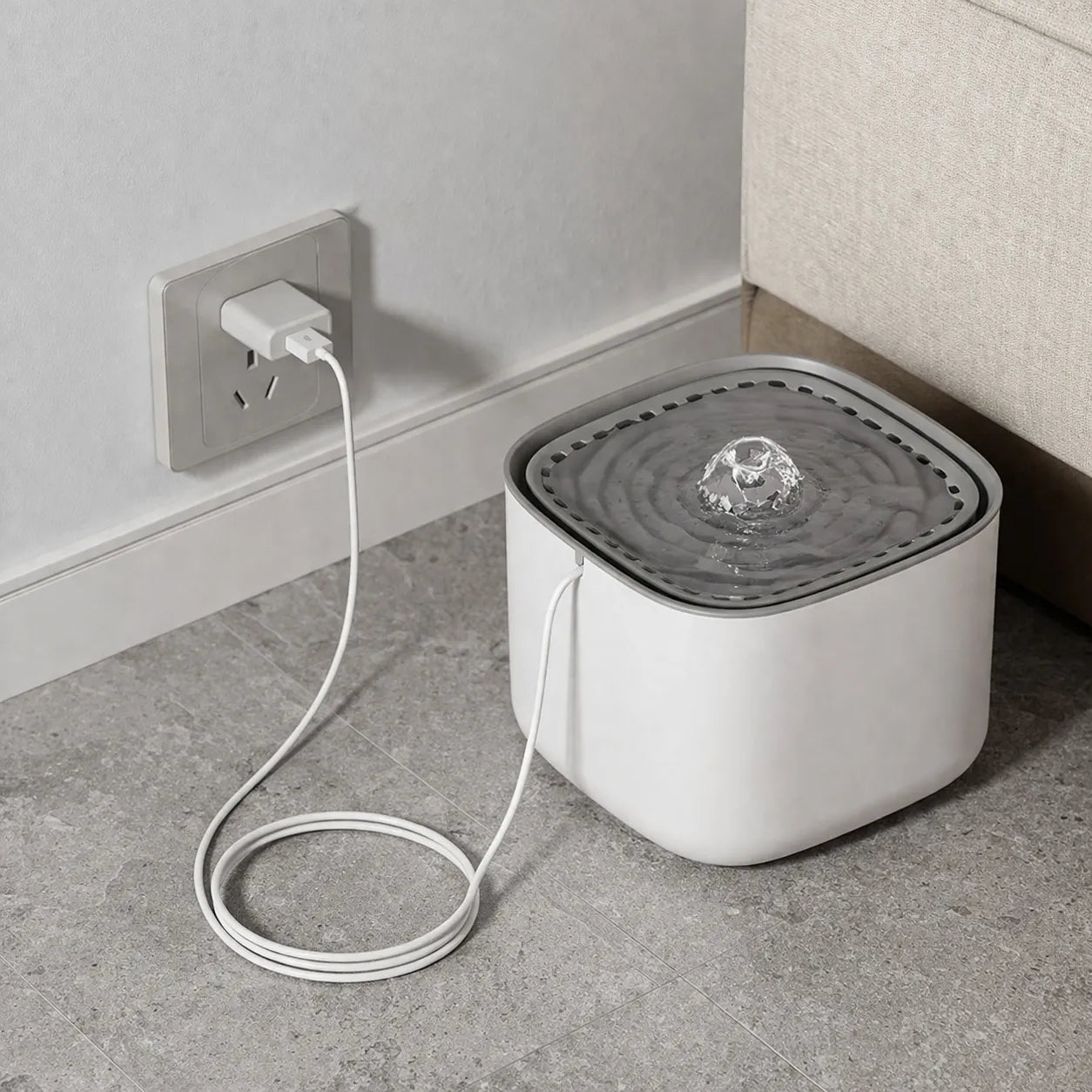Fontaine à eau chat 3 L silencieuse - Abreuvoir filtrant USB