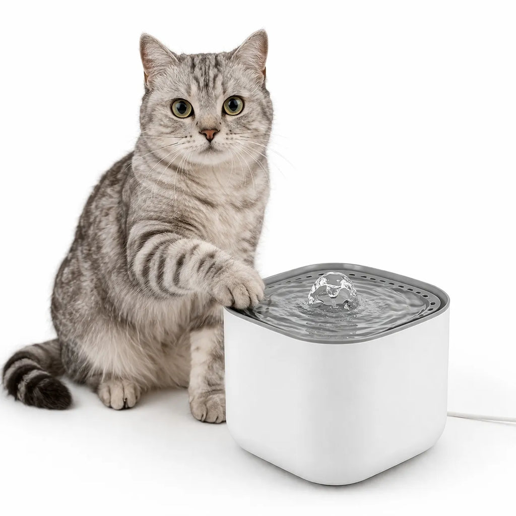 Fontaine à eau chat 3 L silencieuse - Abreuvoir filtrant USB