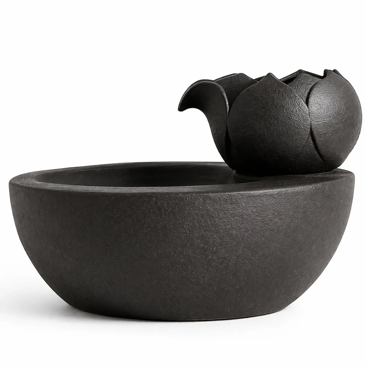 Fontaine à eau chat en céramique - Abreuvoir filtrant 1,5 L