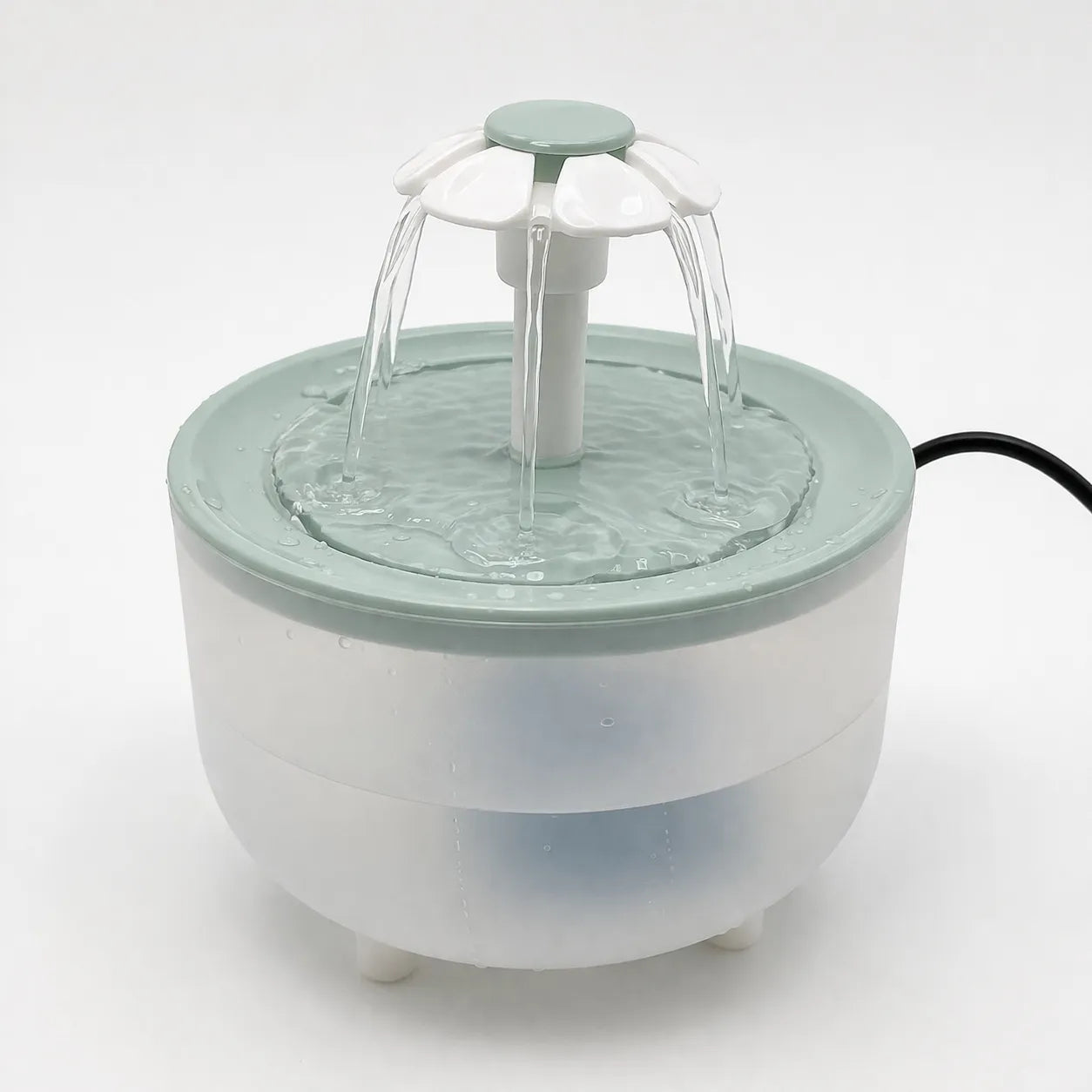 Fontaine à eau chat silencieuse - Abreuvoir USB 1,2 L