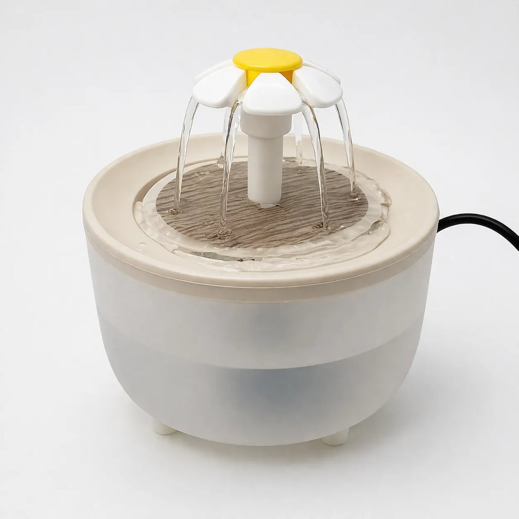 Fontaine à eau chat silencieuse - Abreuvoir USB 1,2 L