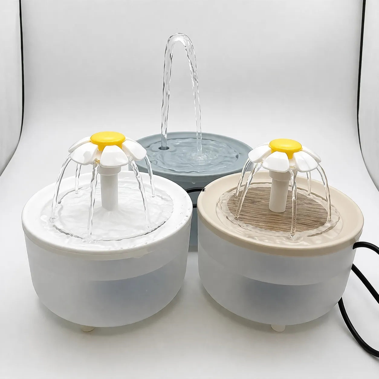 Fontaine à eau chat silencieuse - Abreuvoir USB 1,2 L