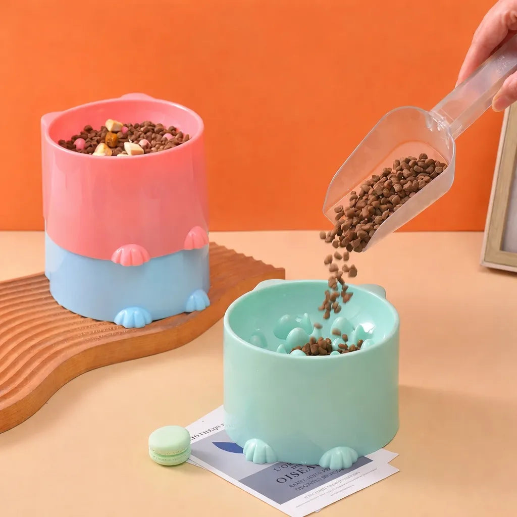 Gamelle anti glouton chat - Bol lent pour repas apaisés