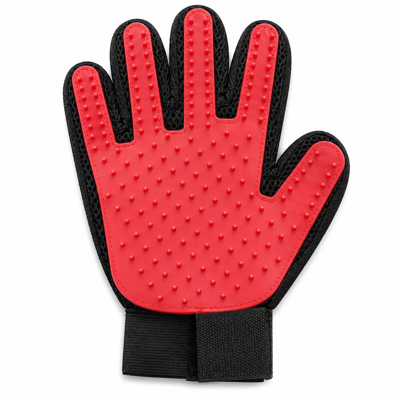 Gant brosse chat silicone - Toilettage massage anti-poils