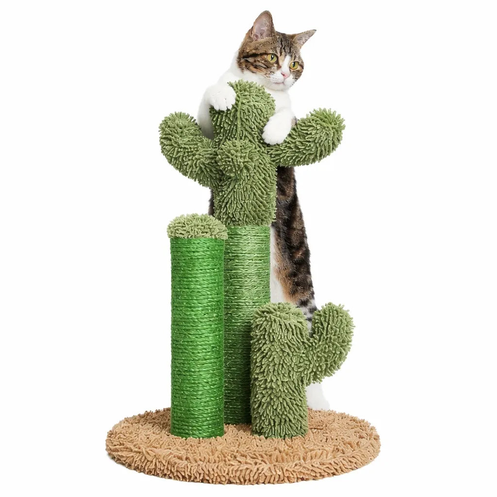 Griffoir cactus - poteau sisal design et résistant