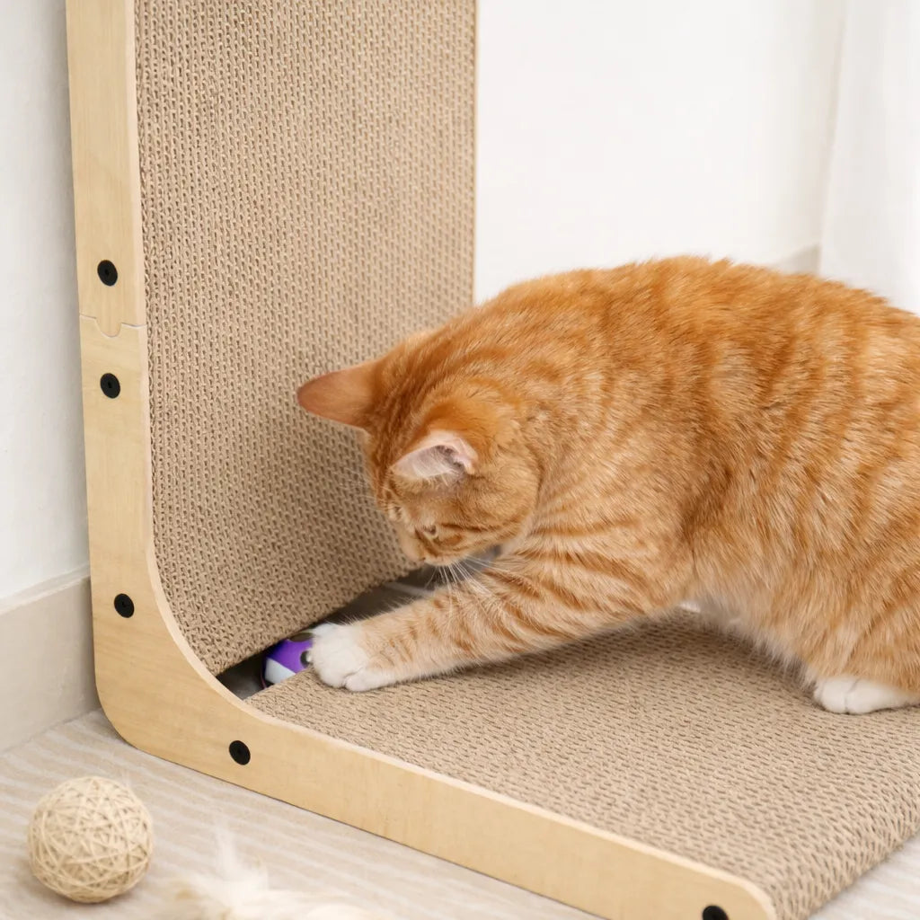 Griffoir d'angle pour chat - Durable et confortable