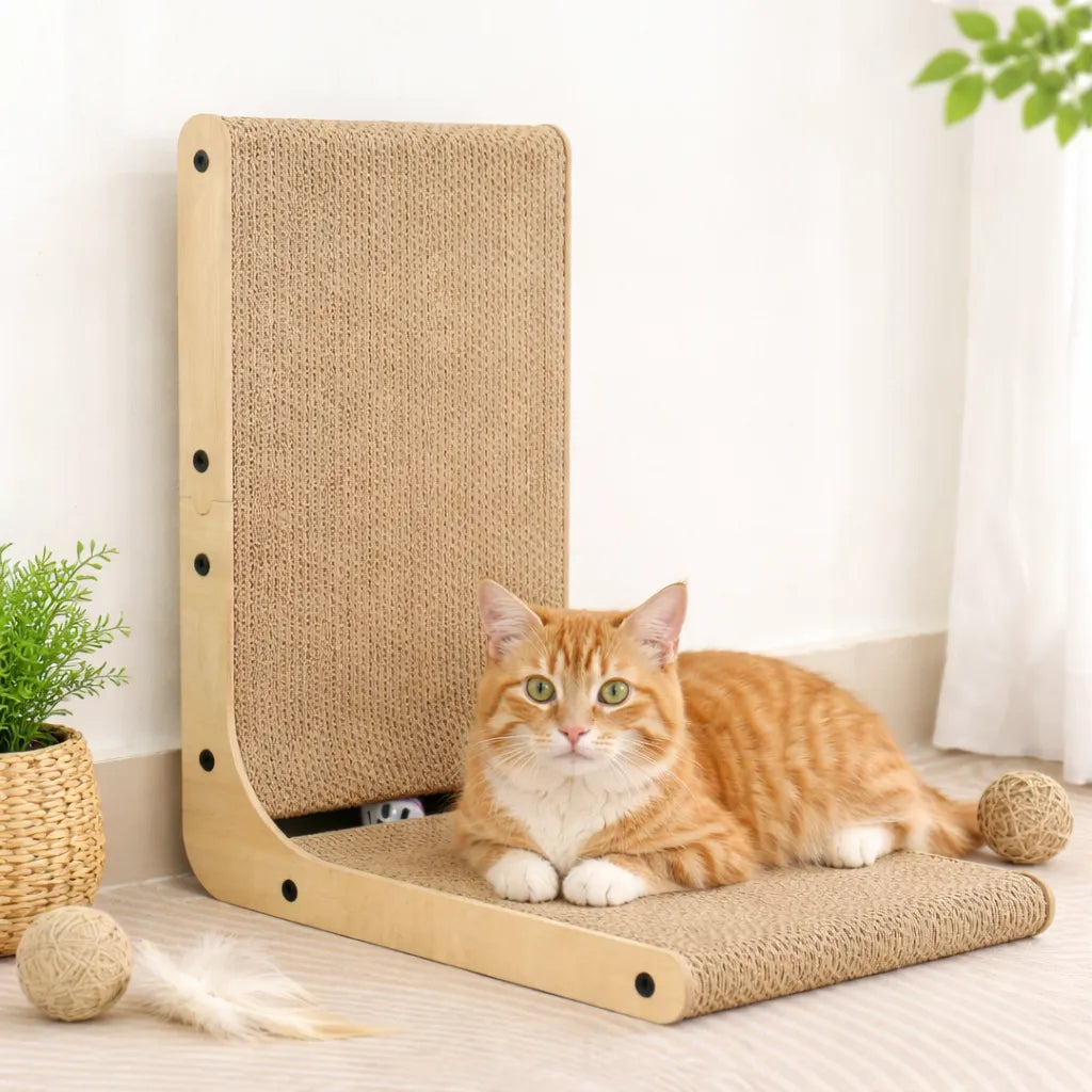 Griffoir d'angle pour chat - Durable et confortable