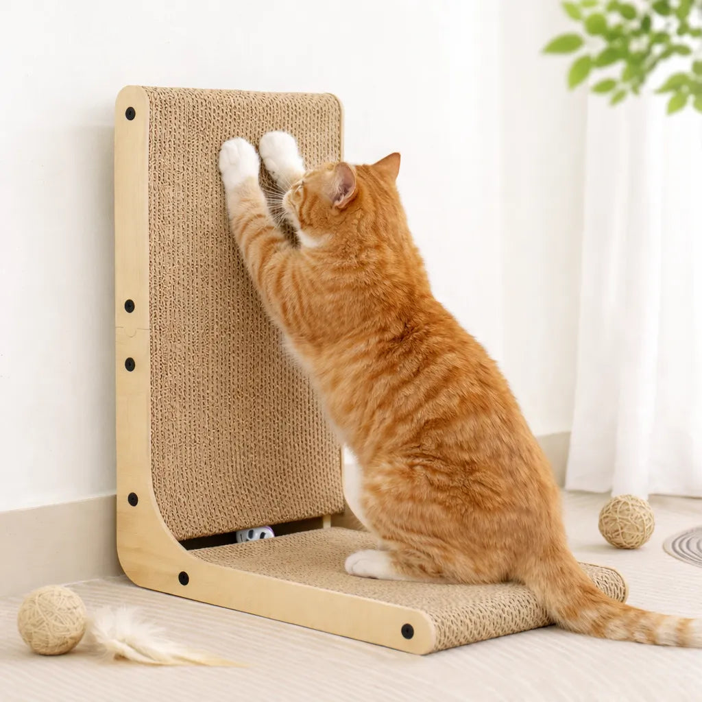 Griffoir d'angle pour chat - Durable et confortable