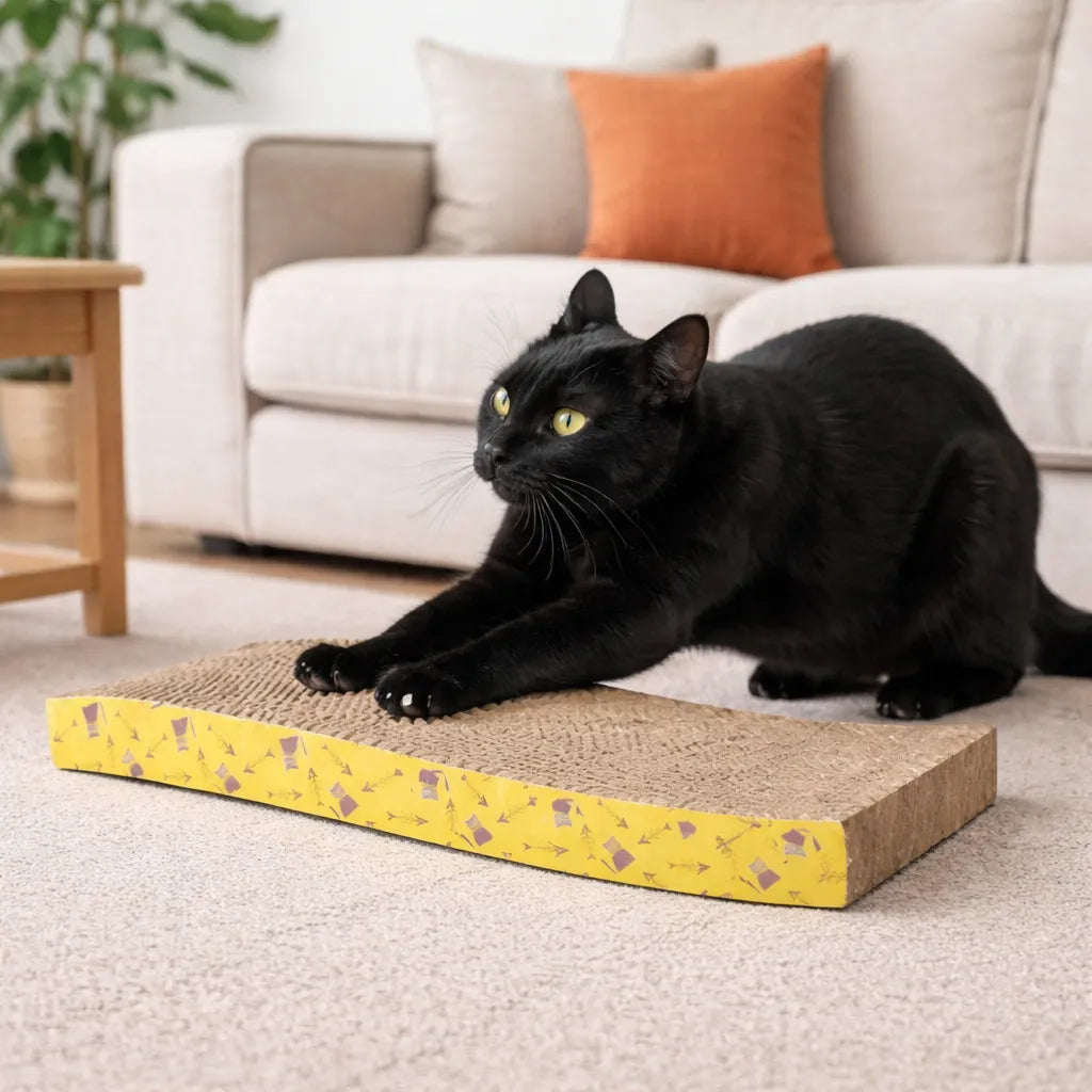 Griffoir plat pour chat - Lit à Gratter