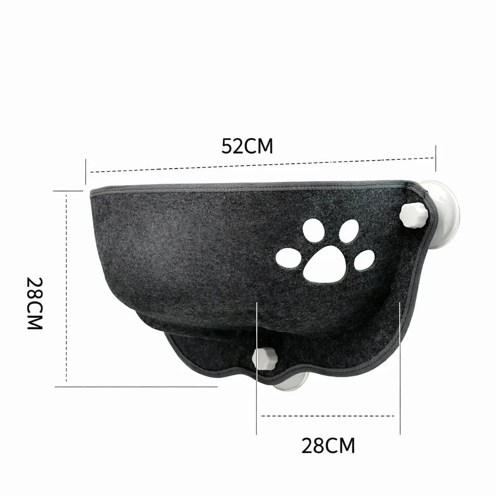 Hamac pour chat suspendu à fenêtre - Confort & sécurité