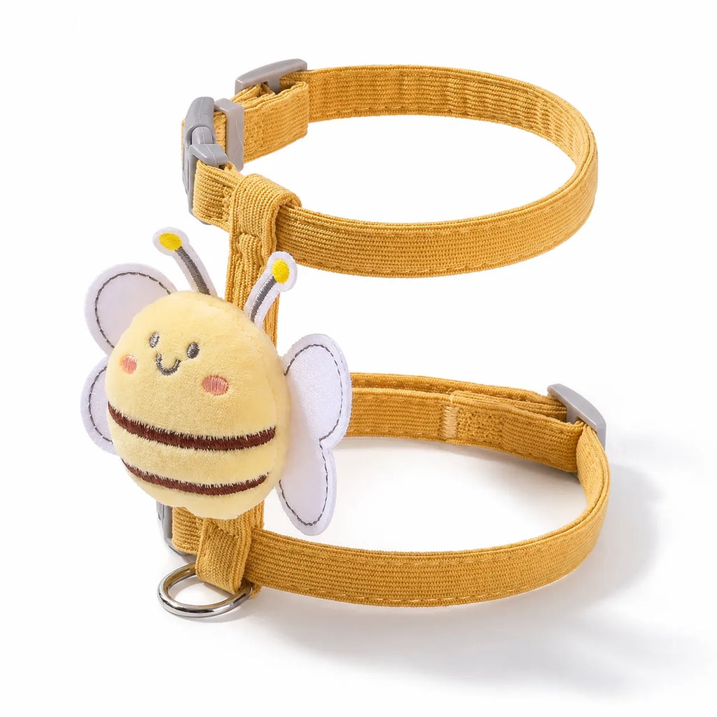 Harnais chat abeille ajustable - Gilet de marche confortable