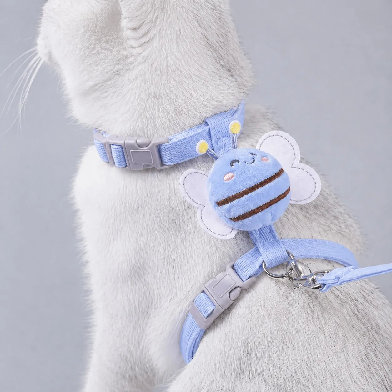 Harnais chat abeille ajustable - Gilet de marche confortable