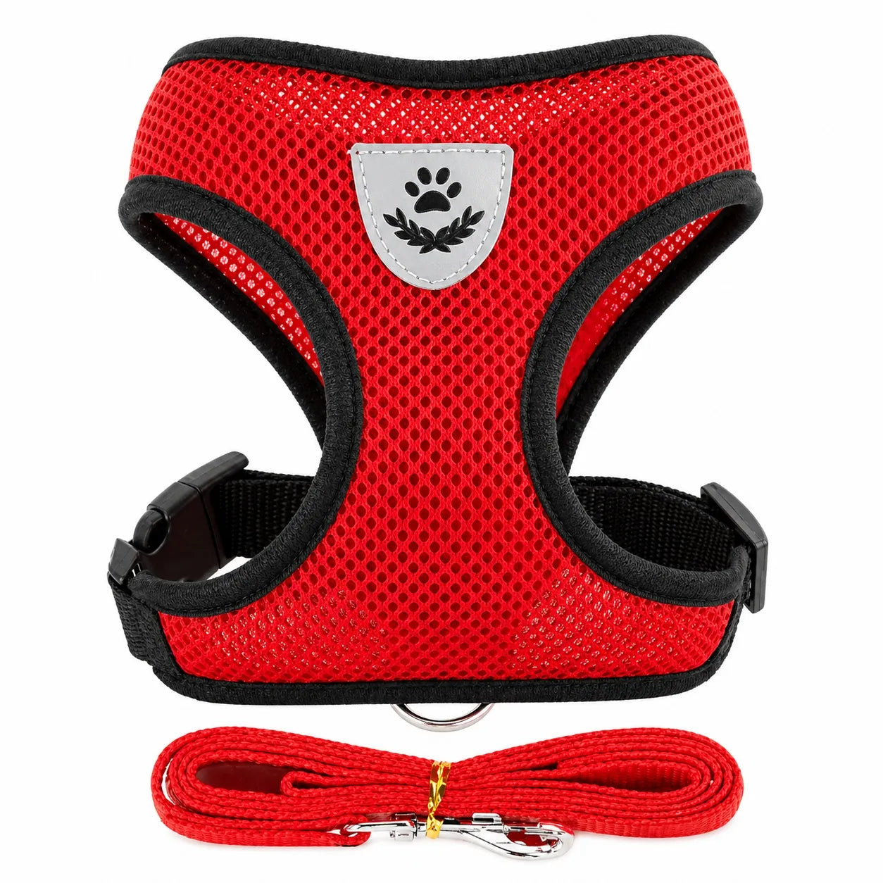 Harnais chat maille respirante réglable - Réfléchissant S à XL