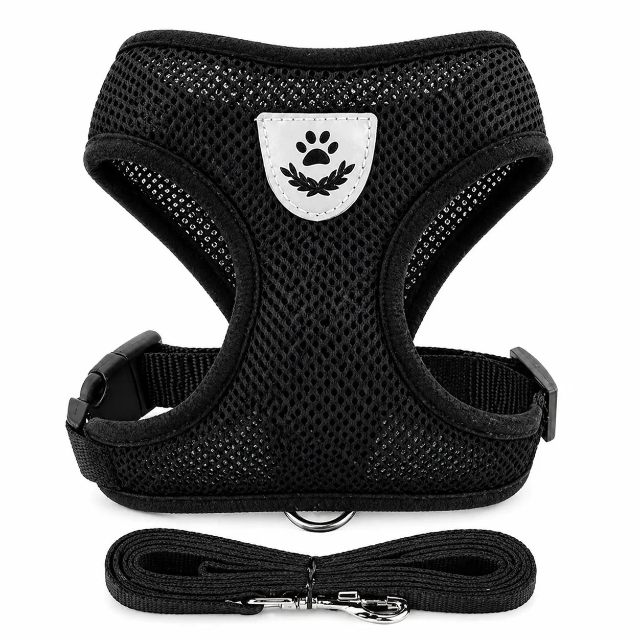 Harnais chat maille respirante réglable - Réfléchissant S à XL