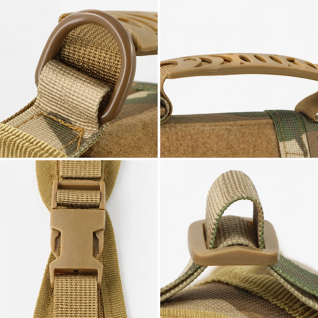 Harnais chat tactique réglable - Gilet sécurisé pour félin
