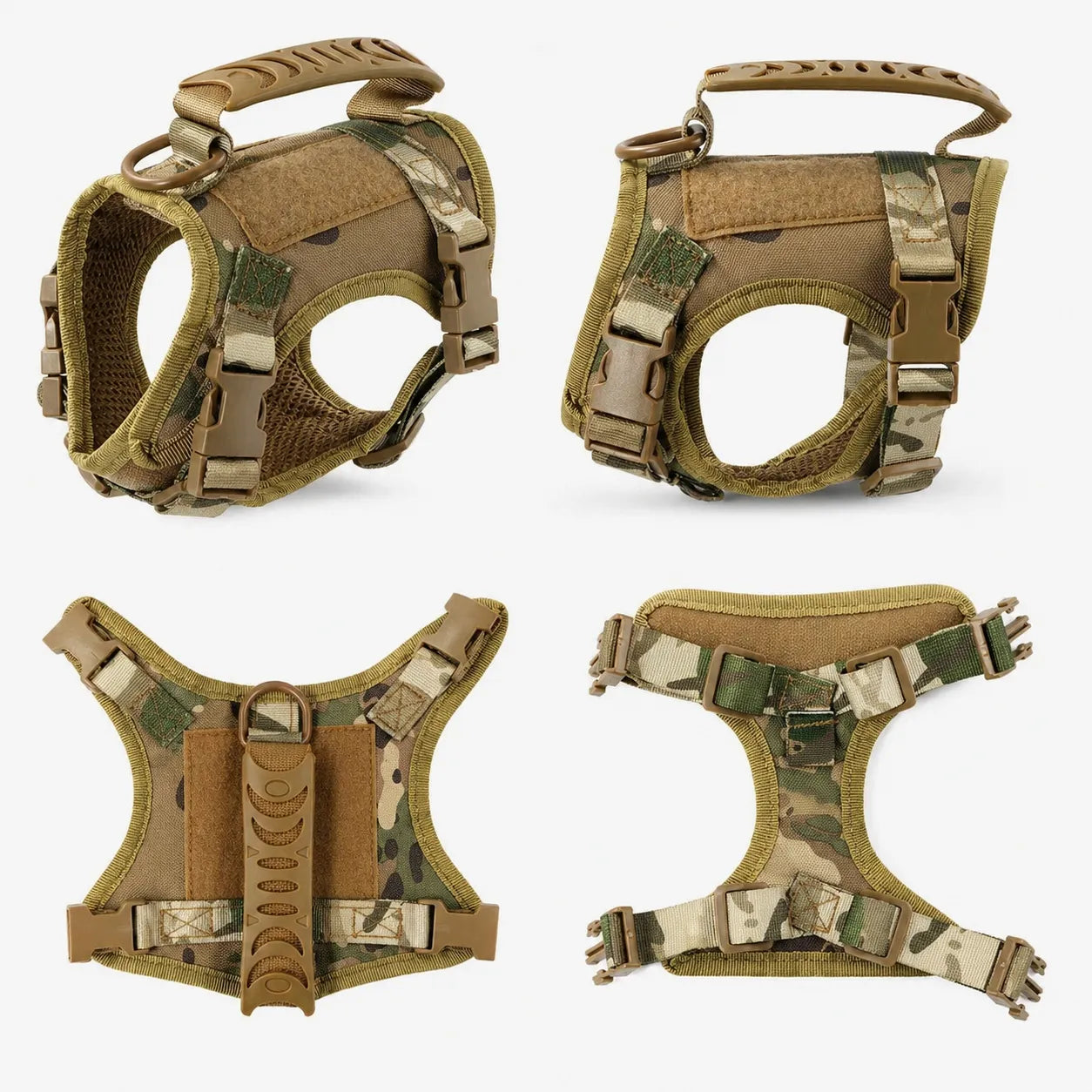 Harnais chat tactique réglable - Gilet sécurisé pour félin