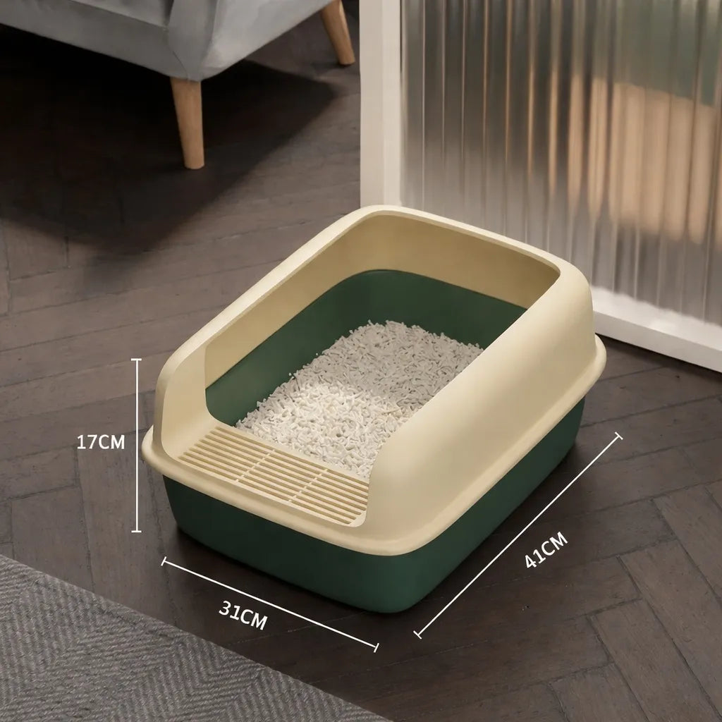 Litière anti projection - Anti-éclaboussures pour chat