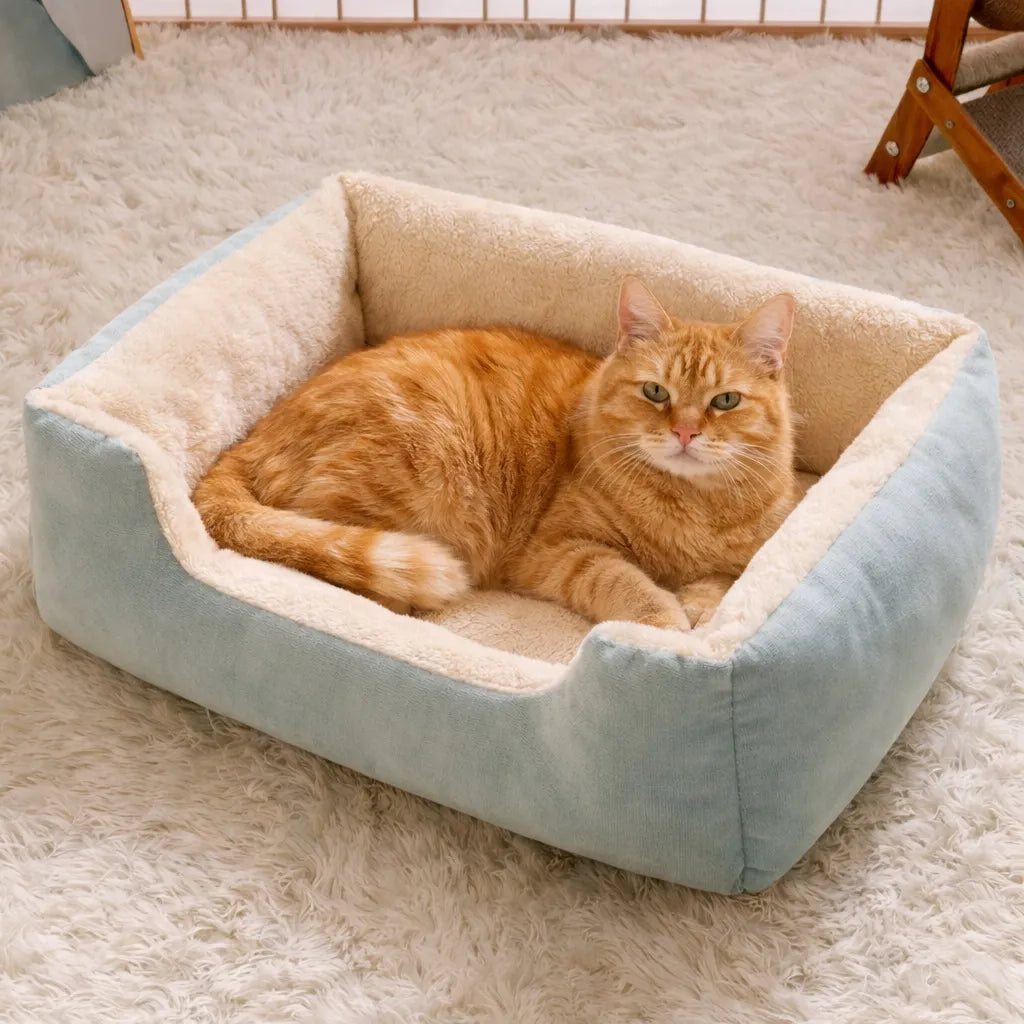 Panier douillet pour chat - Confort et élégance